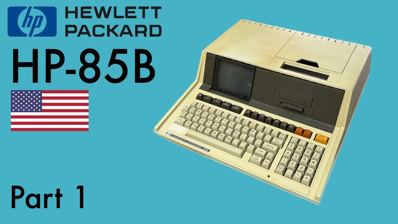 🇺🇸 Hewlett Packard HP-85B: Part 1 (First look) [TCE #0338]