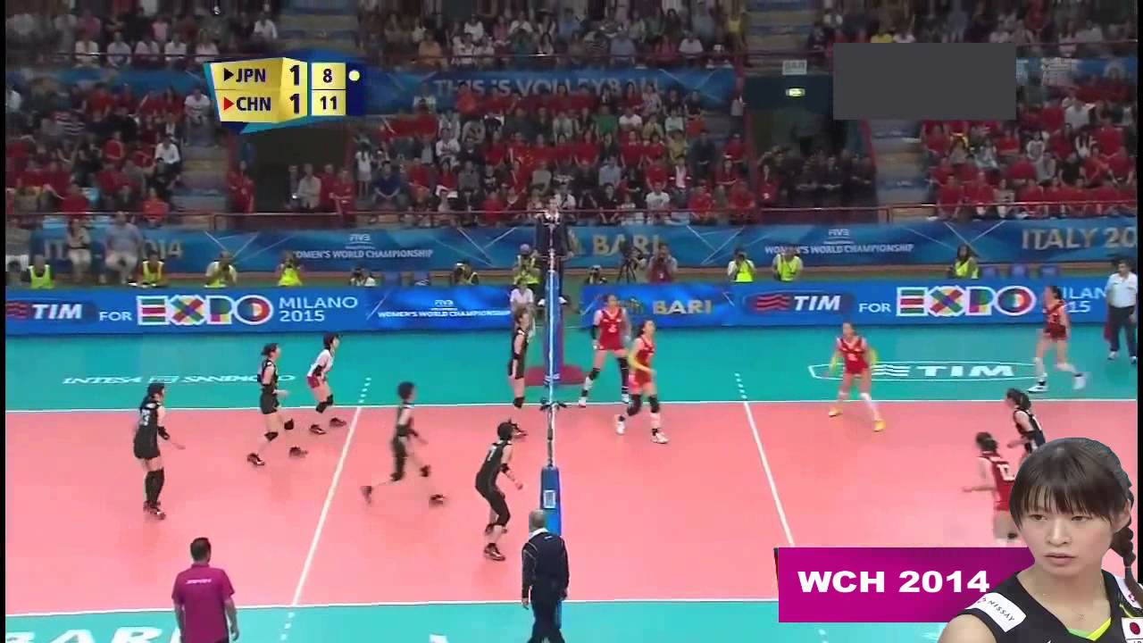 Saori Kimura 木村 沙織 WWC 2014 vs China