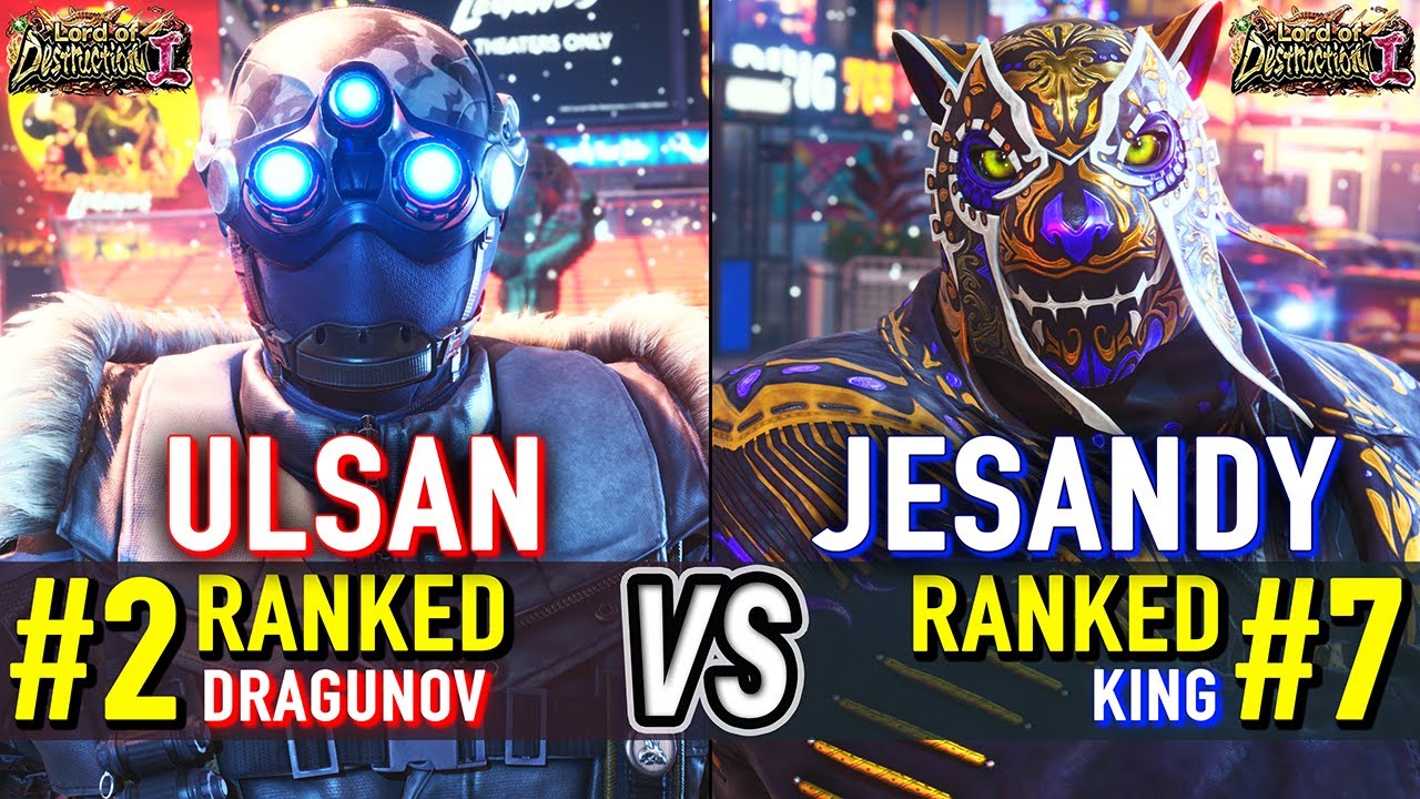 T8 🔥 ULSAN (#2 Ranked Dragunov) vs JESANDY (#7 Ranked King) 🔥 Tekken 8 High Level Gameplay