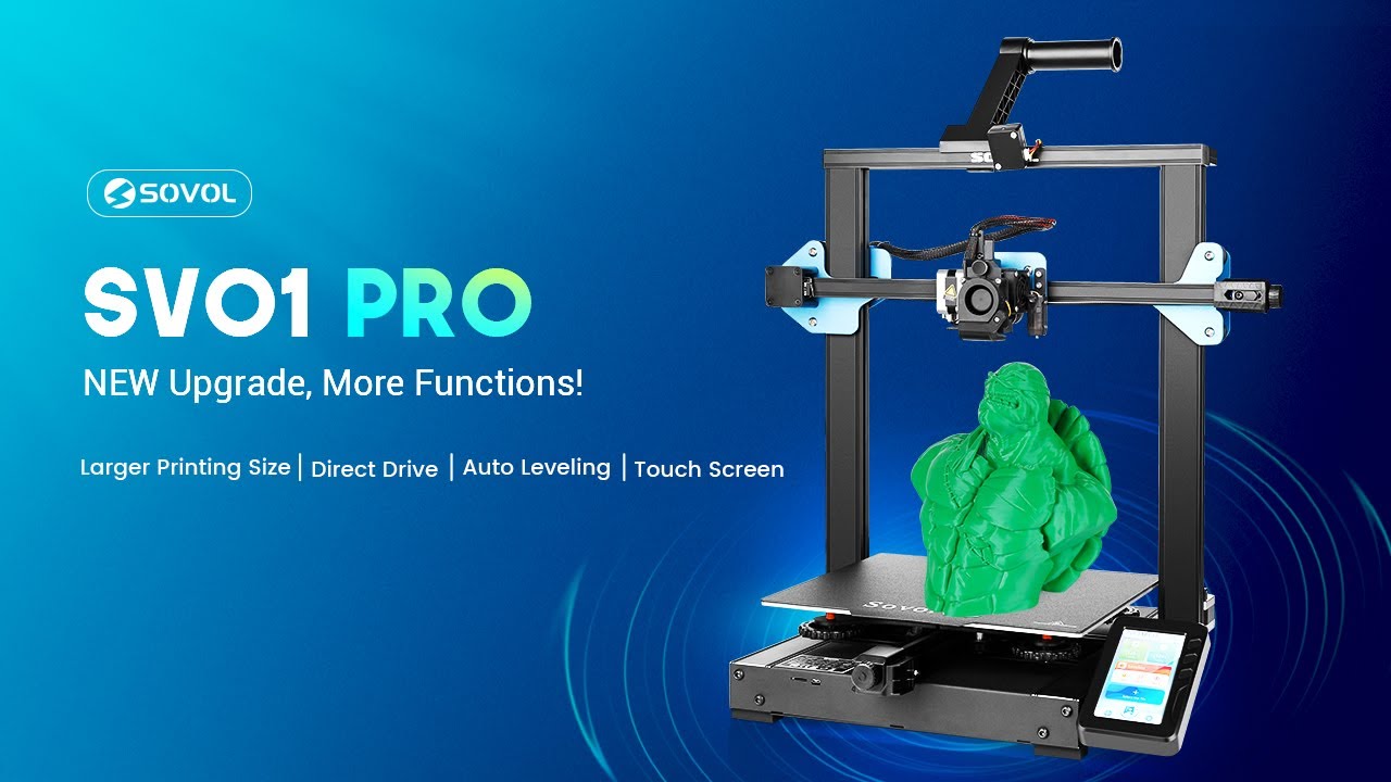 Sovol SV01 Pro Larger Printing Size Direct Drive 3D Printer: New Upgrade, More Functions