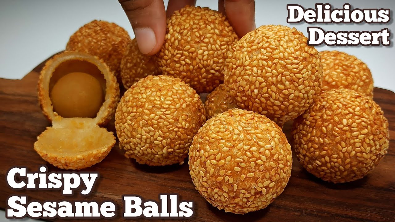 How to Make Crispy Sesame Balls at Home| Best Sesame Balls Recipe| Street Food