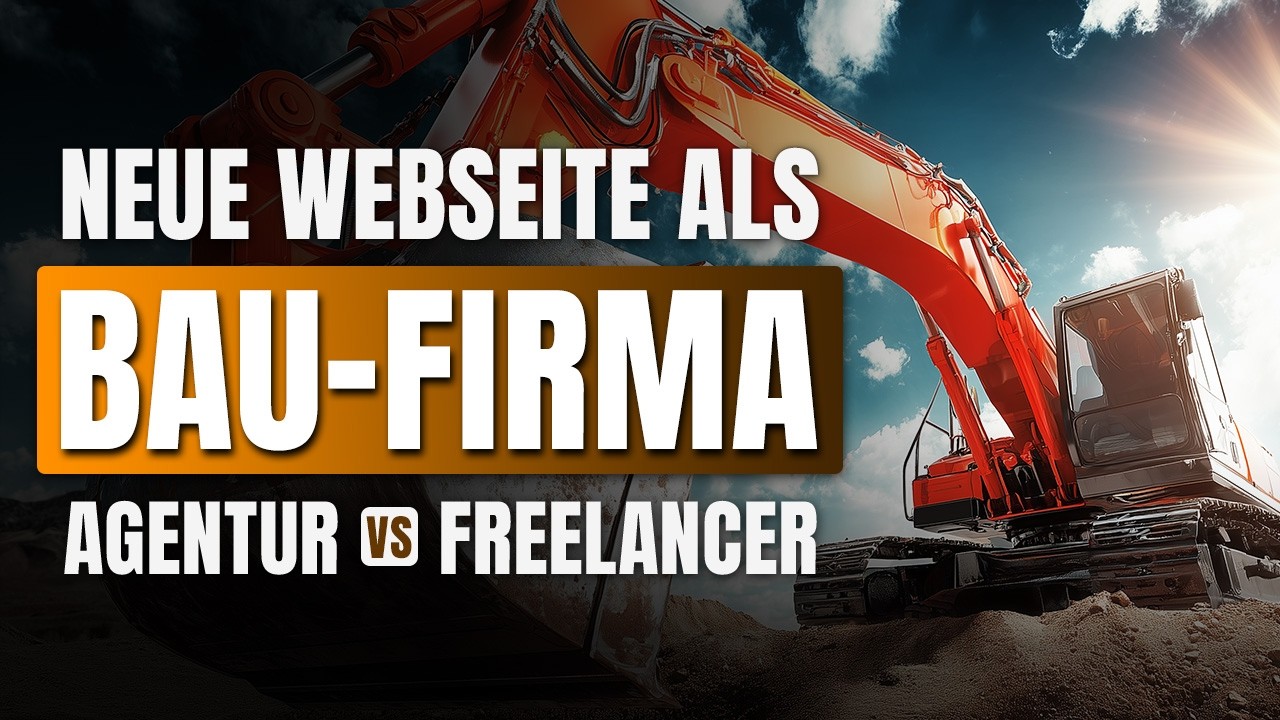 Lohnt sich eine Webdesign-Agentur für Bauunternehmen??