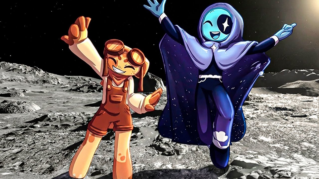 MOONSHELL?! 💙🌑 Astro leva Shelly para a LUA no Dandy's World