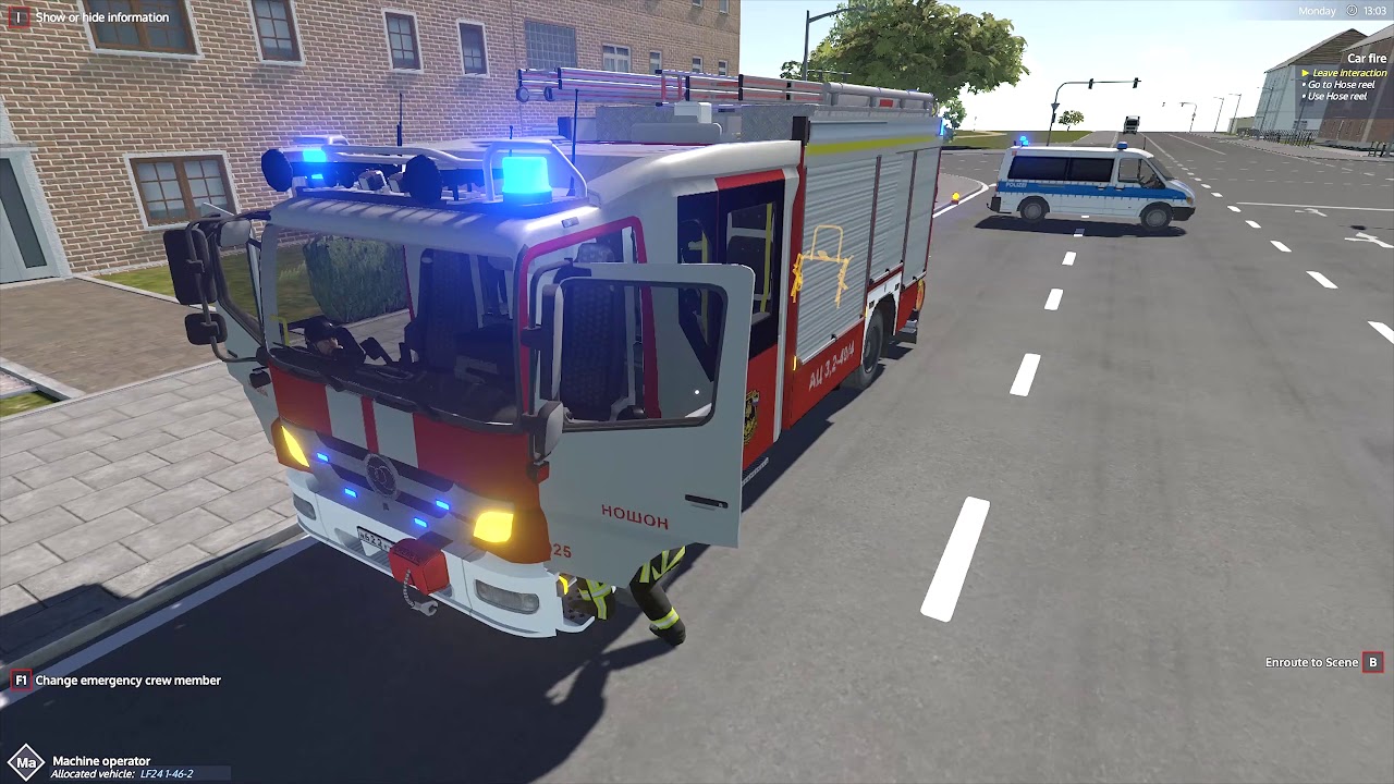 Emergency Call 112 – Russian Fire Service Gameplay! 4K