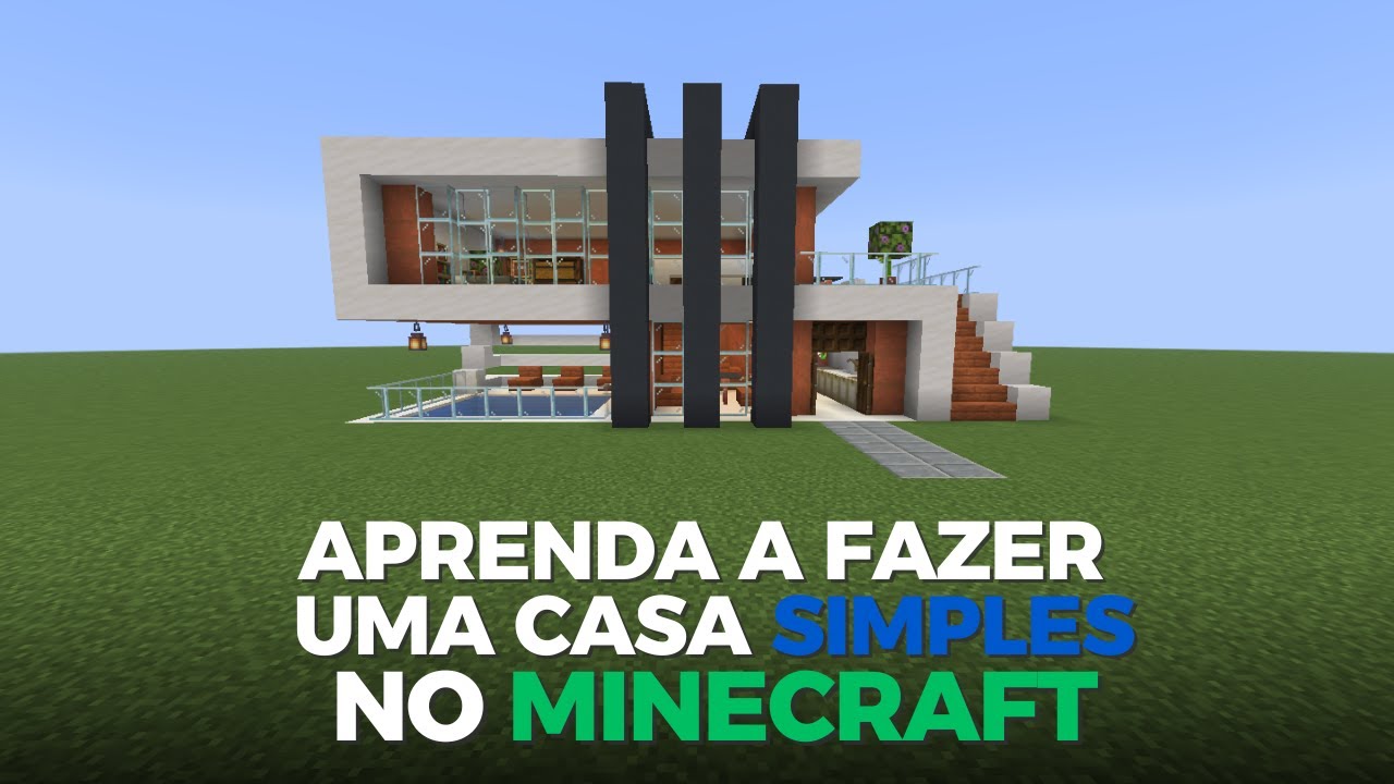 Como fazer uma casa simples no minecraft #casas #minecraft