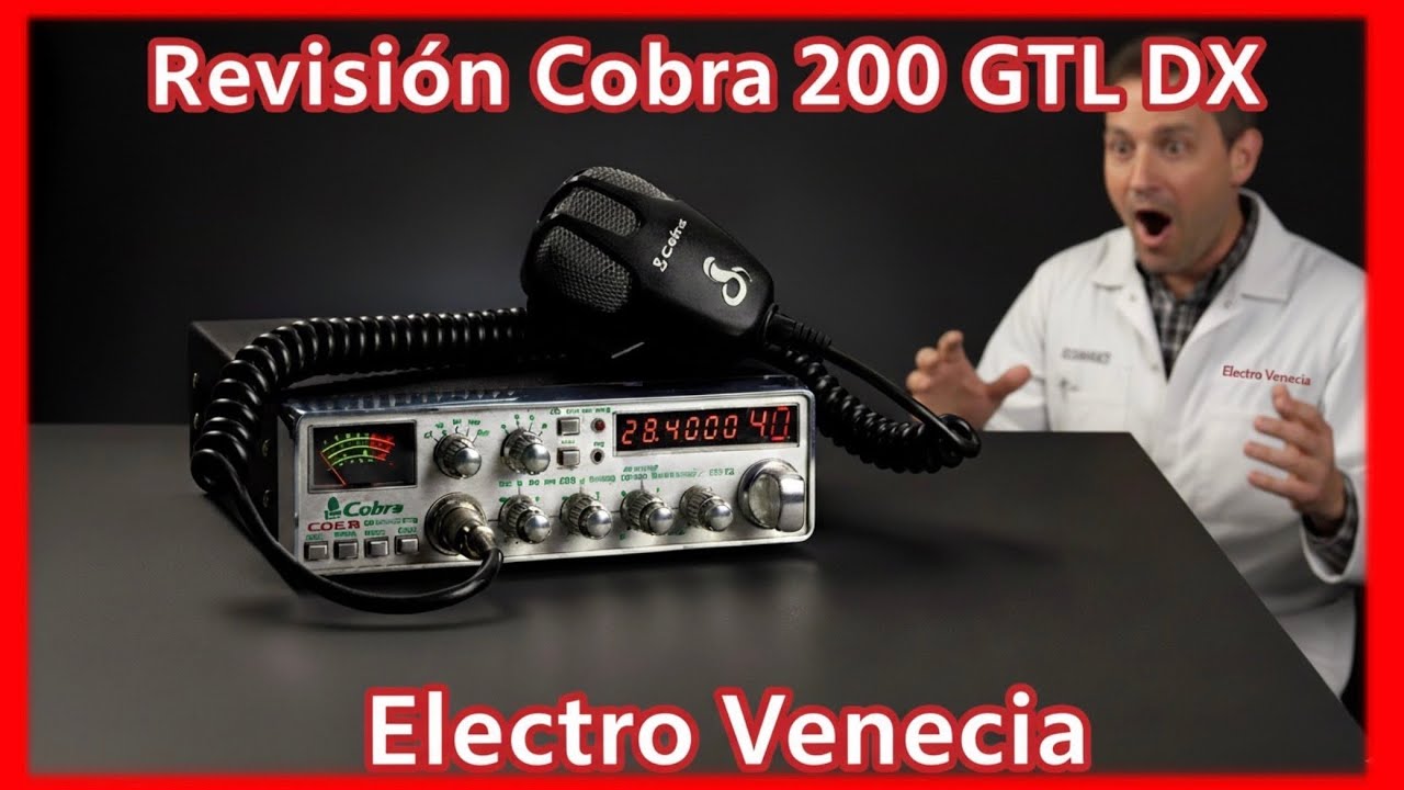 Cobra 200 GTL DX 🔊 | Revisión completa, realineado y puente de bandas – Radio CB clásica