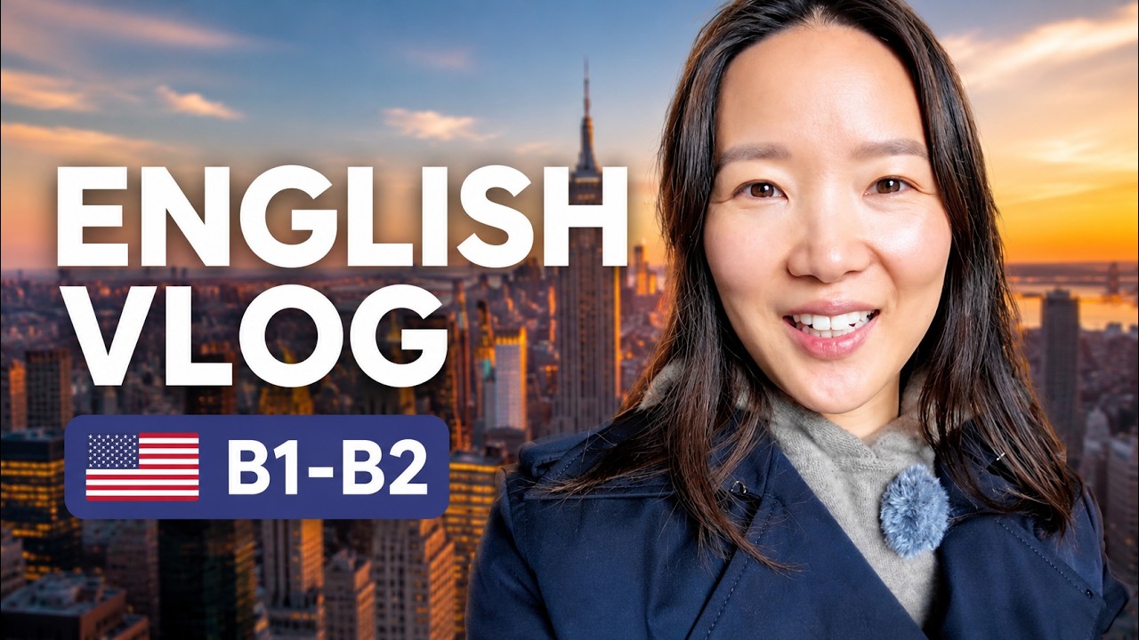 A Day in New York 🇺🇸 | Slow English Vlog for Beginner English Learners
