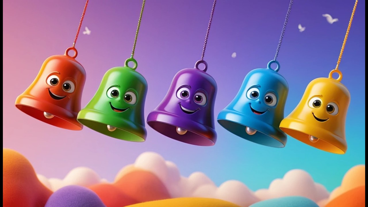 Sweet Musical Sounds: Six Little Toy Bells Jingle Jingle Jingle | Fun Rhythm Song