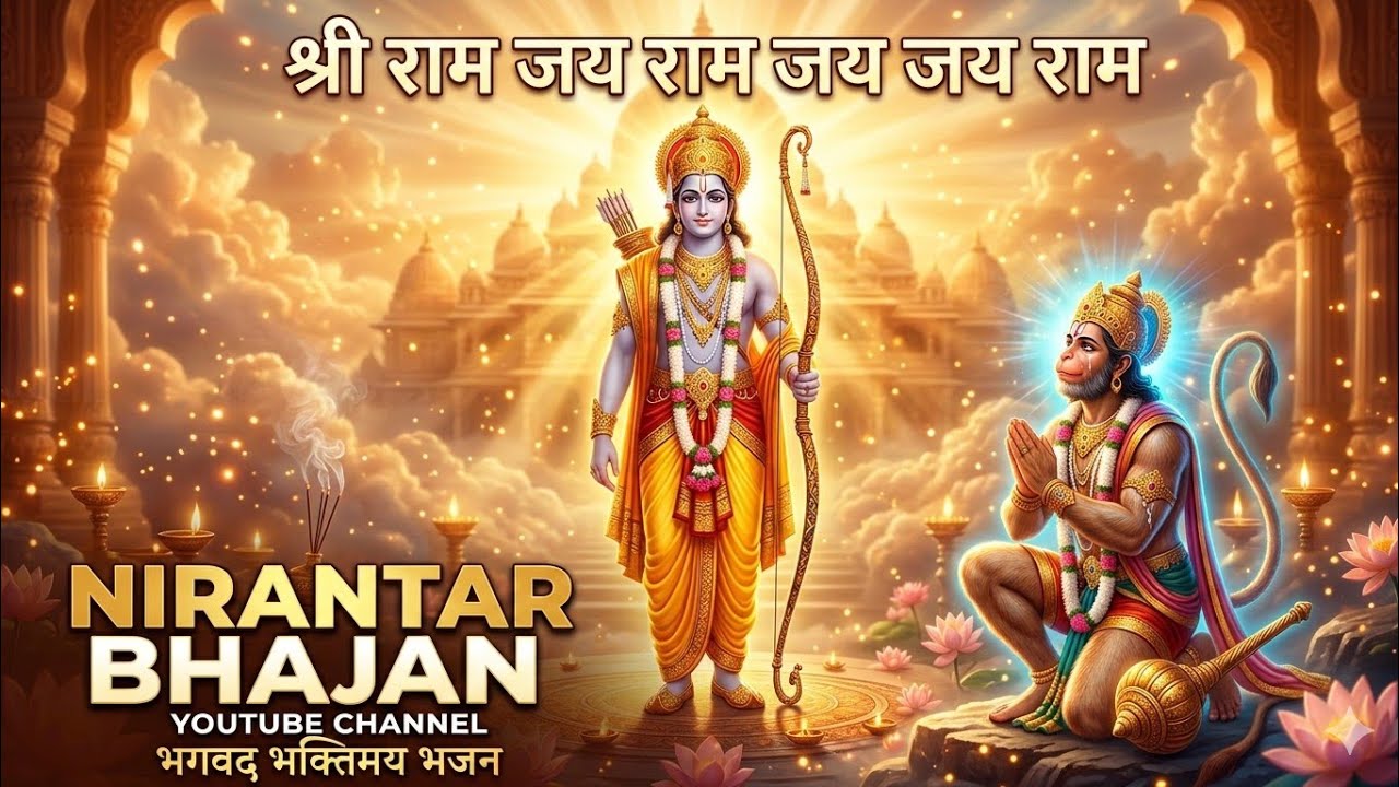 श्री राम जय राम जय जय राम 🚩 | Powerful Ram Mantra Bhajan | Nirantar Bhajan