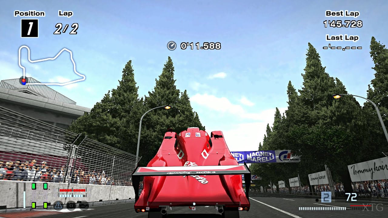 [#1570] Gran Turismo 4 - Toyota GT1 PS2 Gameplay HD