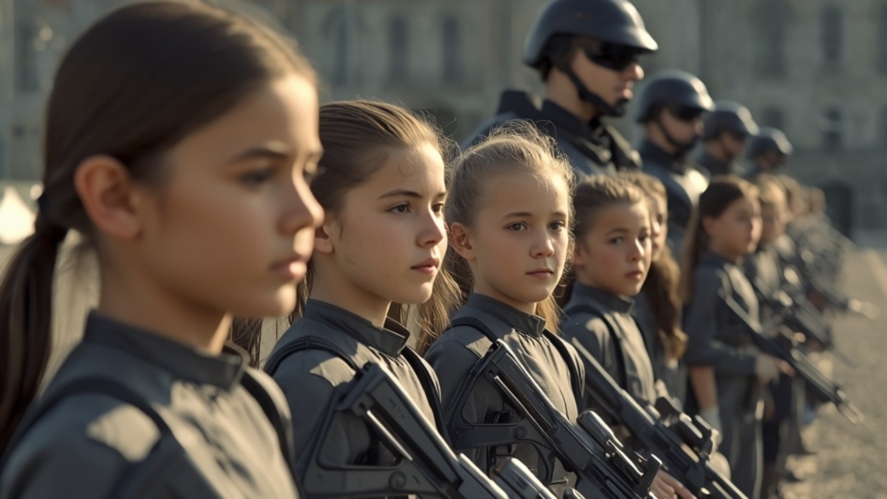 En 2085, le gouvernement arrête tous les mineurs pour en faire des soldats dans une guerre étrange.