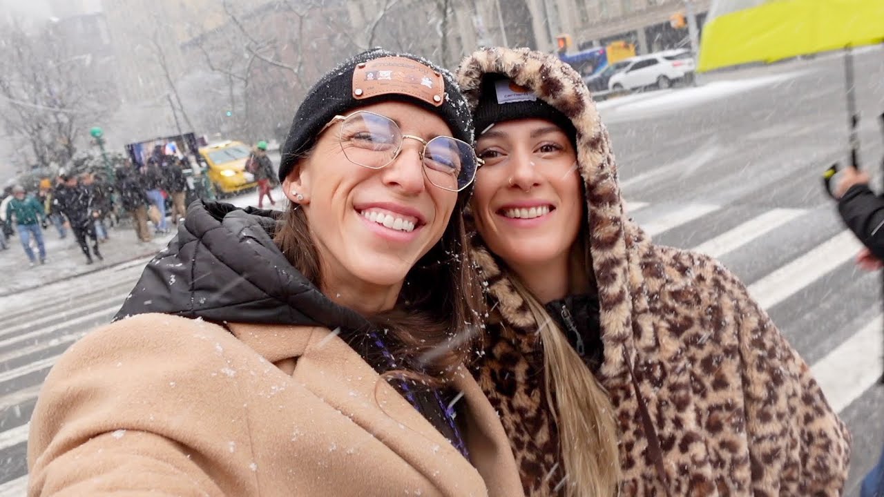 Snowing In New York City!