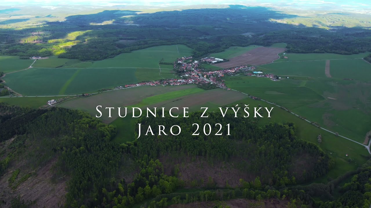 Obec Studnice z výšky | Jaro 2021