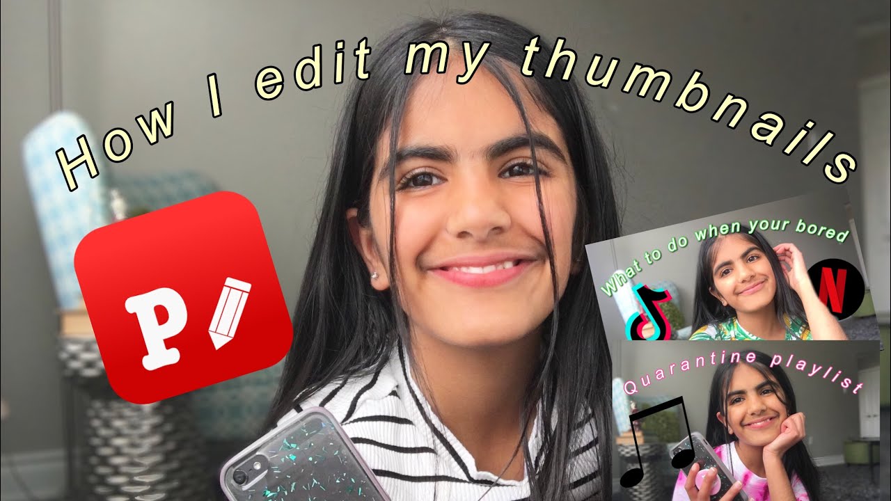 How I EDIT my thumbnails on my phone| AllanahsPlace