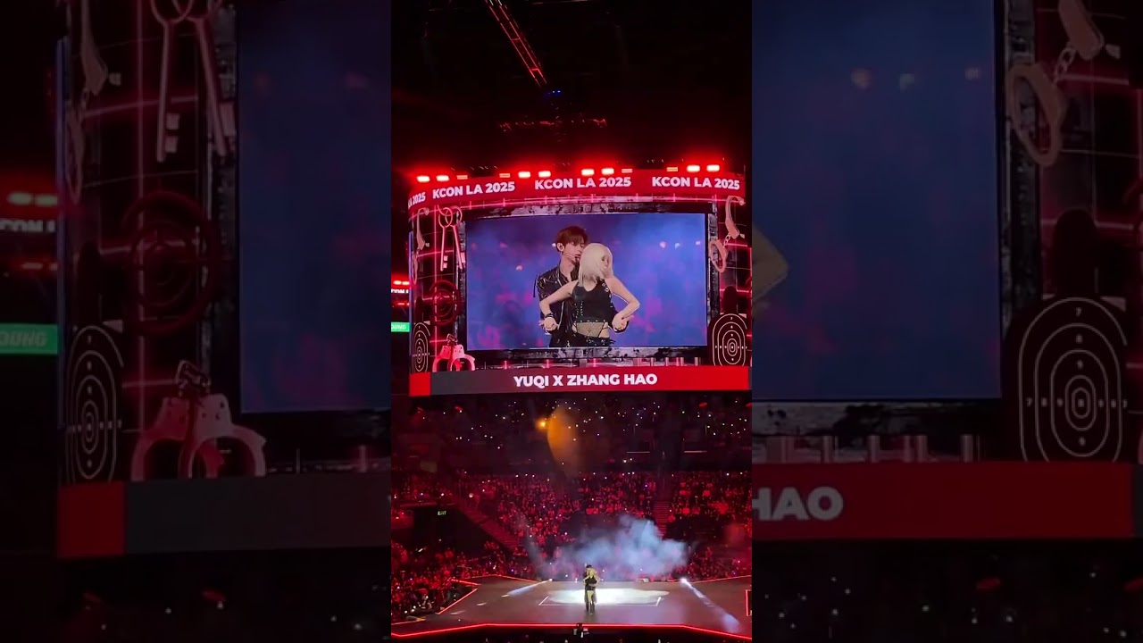 YUQI x Zhang Hao - Now by Troublemaker Cover | KCON 2025 Day 2 - M Countdown Stage (fancam)