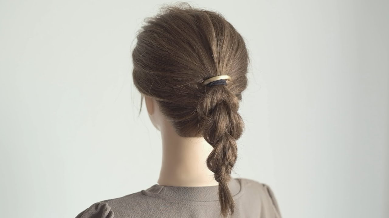 簡単可愛いポニーテールヘアアレンジ