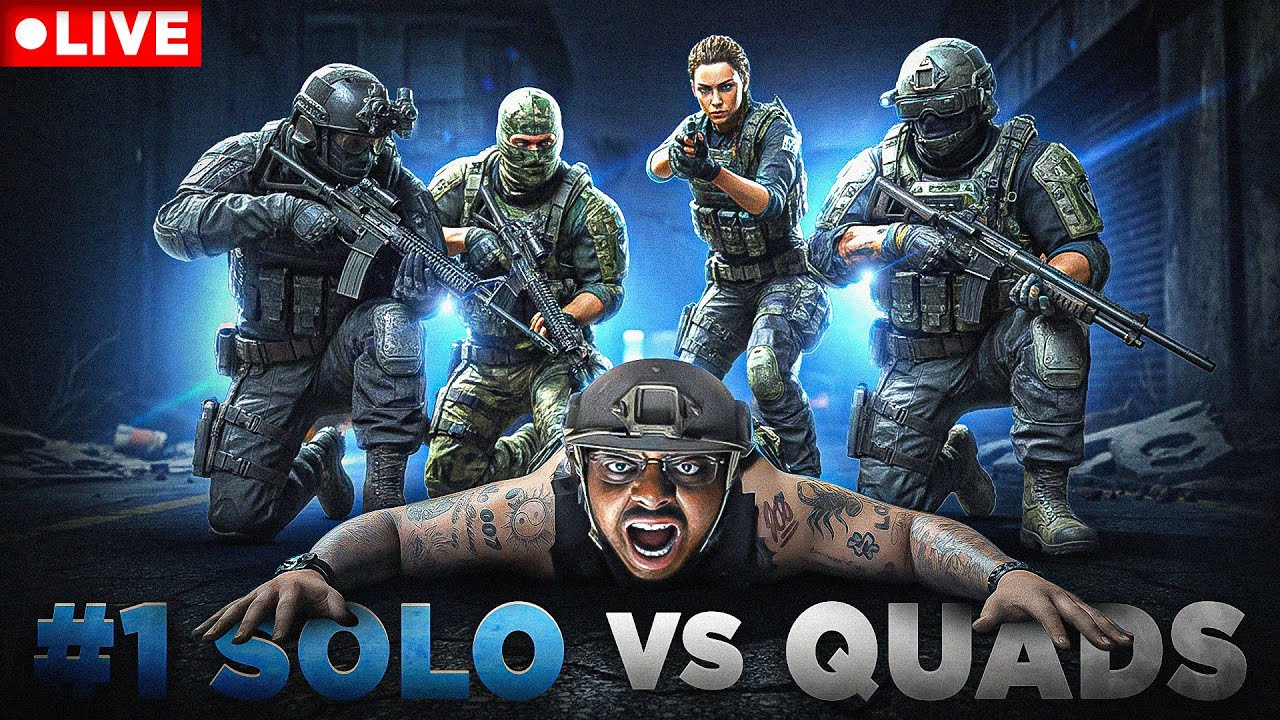 #1 Solo VS Quads TROLL