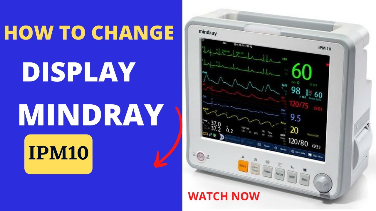Mindray iPM 10 Display Replacement.