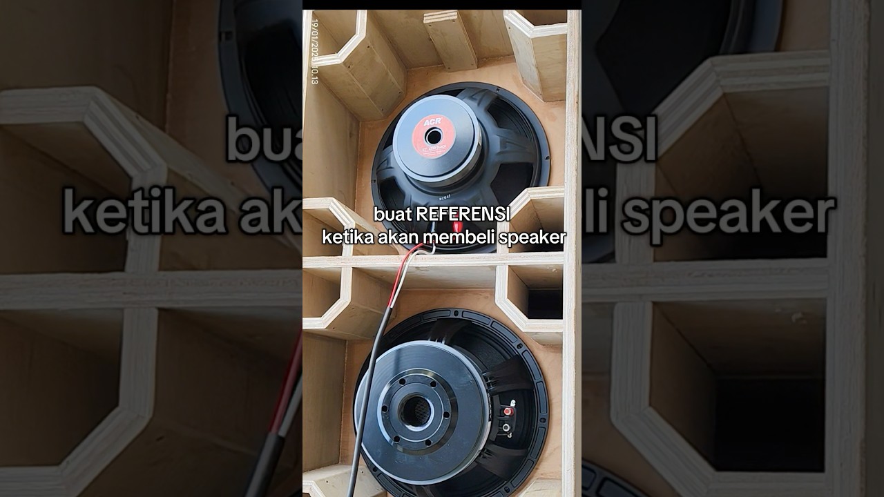 Cek sound speaker ACR VS ASHLEY 
