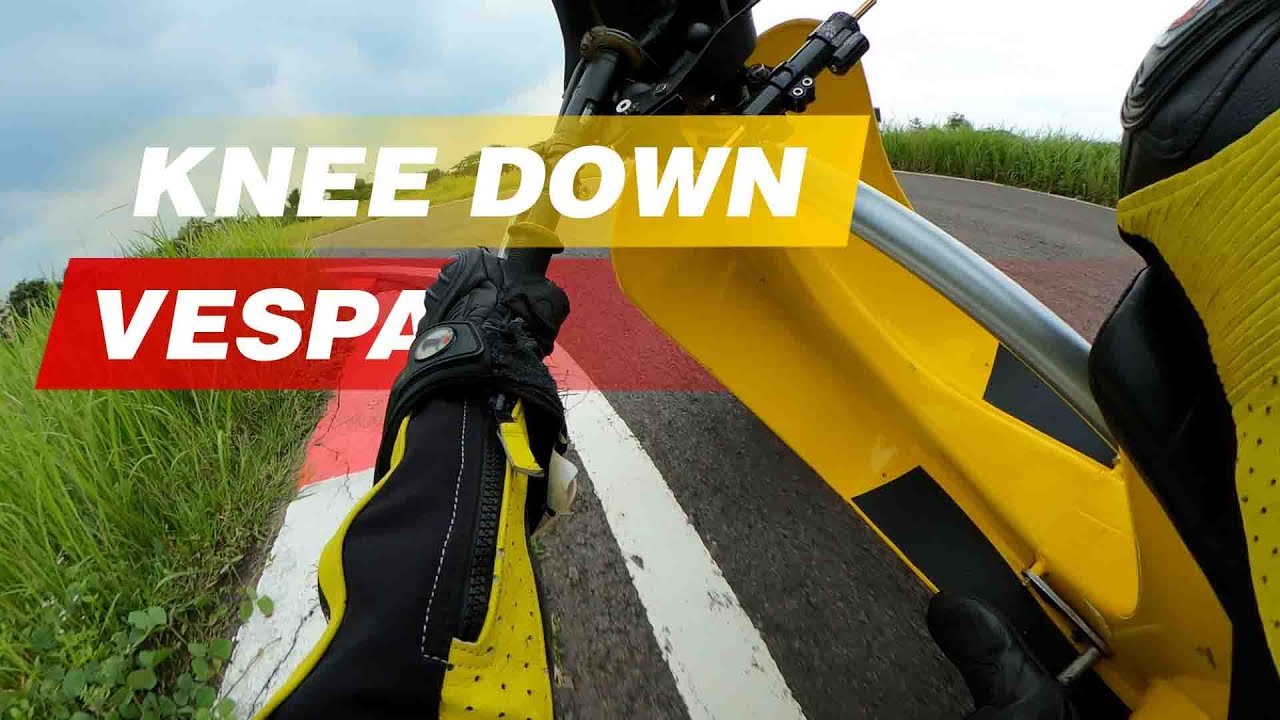 Knee Down Pake Vespa, Emang Bisa?!
