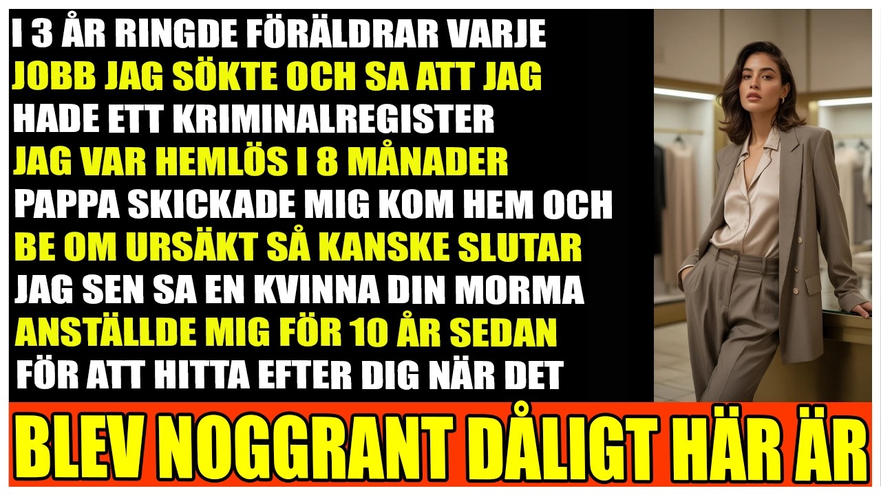 Mina föräldrar förstörde mina jobbchanser med falska brottsregister