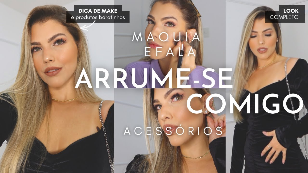 ARRUME-SE COMIGO PARA SAIR COM O BOY 🔥❤️‍🔥 | LOOK COMPLETÃO, MAKE GLOW E CABELO