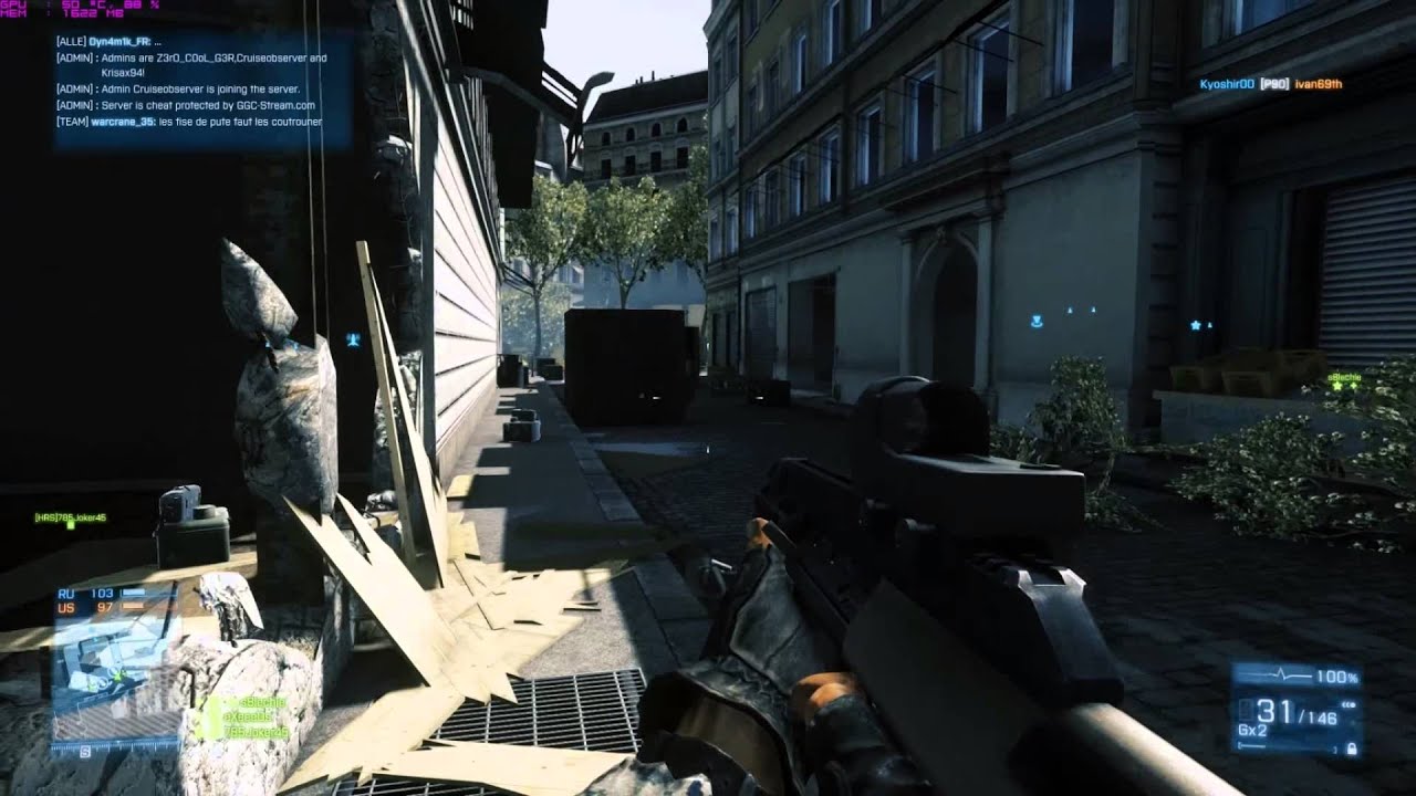 Battlefield 3 - AUG A3 Gameplay on Seine Crossing