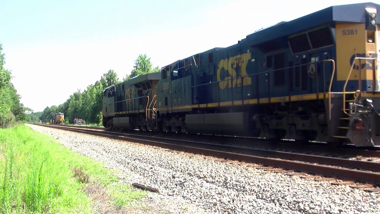 CSX Q025 Traction Motor Fire at Folkston, Ga. on June 15, 2012