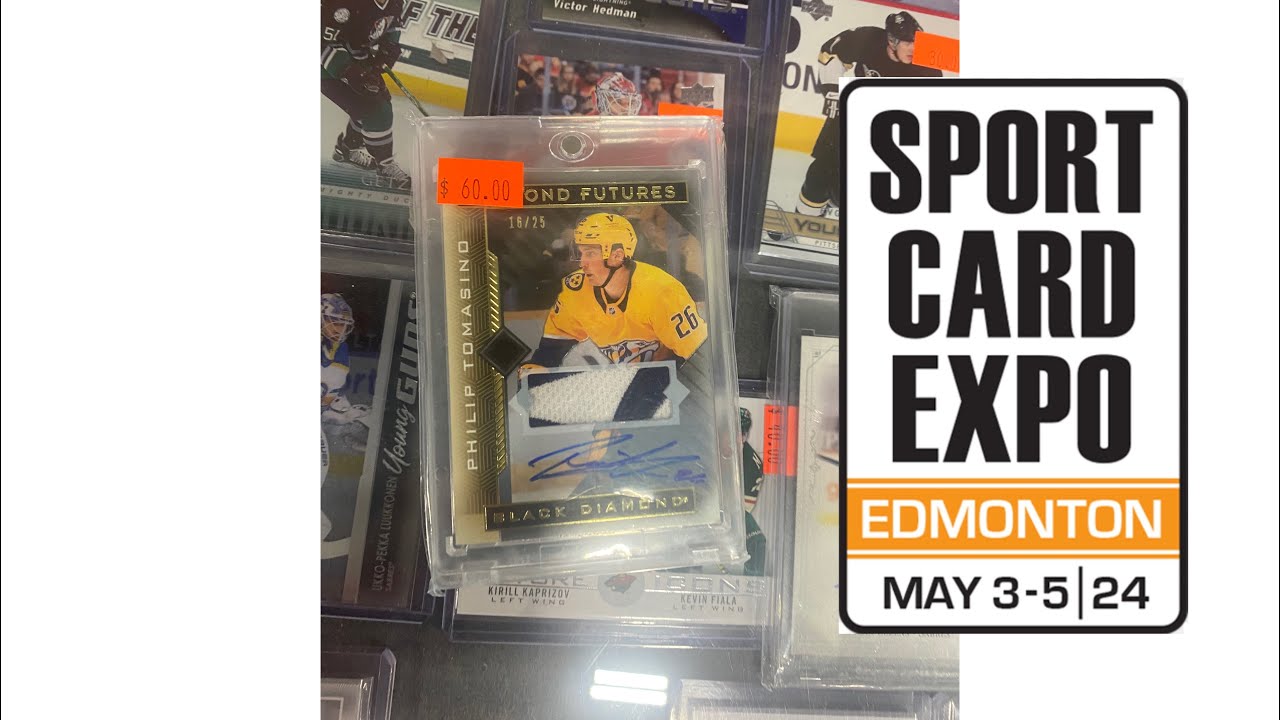 Card show pickups from the 2024 Edmonton Sports Card Show