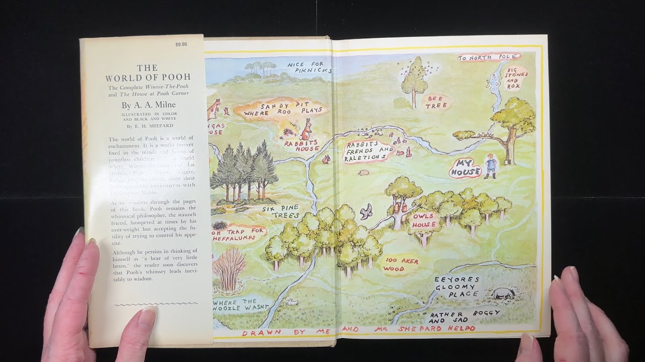 Vintage Winnie-the-Pooh Book Flip-Through