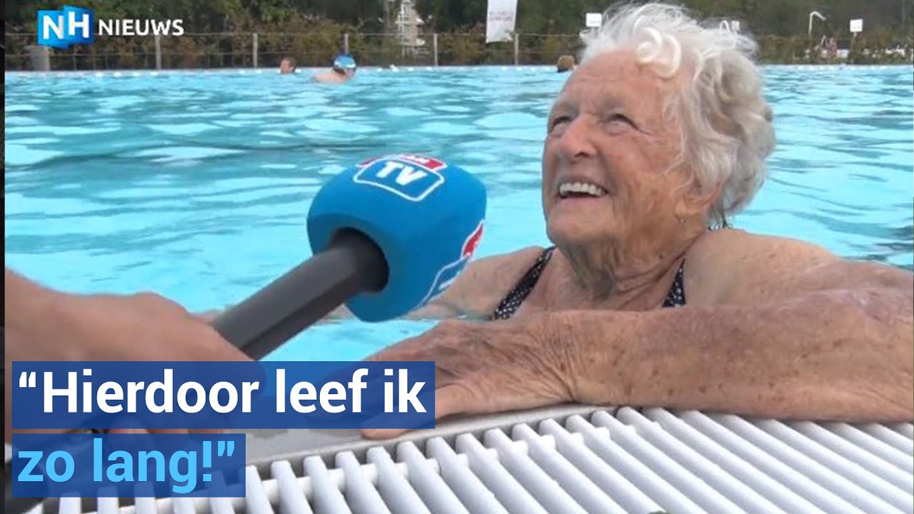 Superoma Mar (95) zwemt iedere dag als een gek