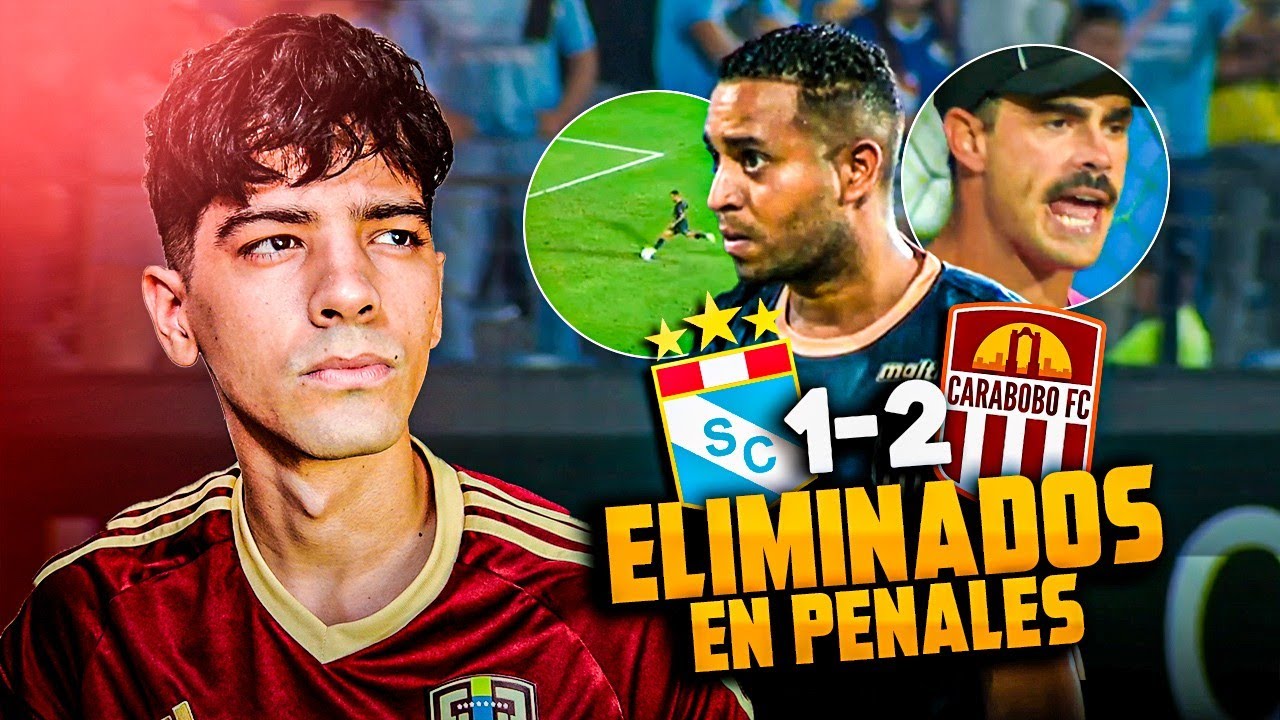🇻🇪⬇️  ¡SIEMPRE LO MISMO CON LOS PENALES! | Sporting Cristal 1(3) - 2(2) Carabobo | RedWine