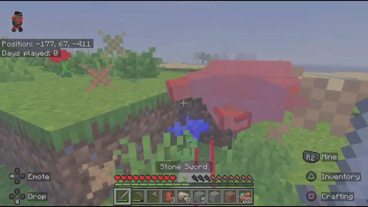 We are playing Minecraft hardcore part 1