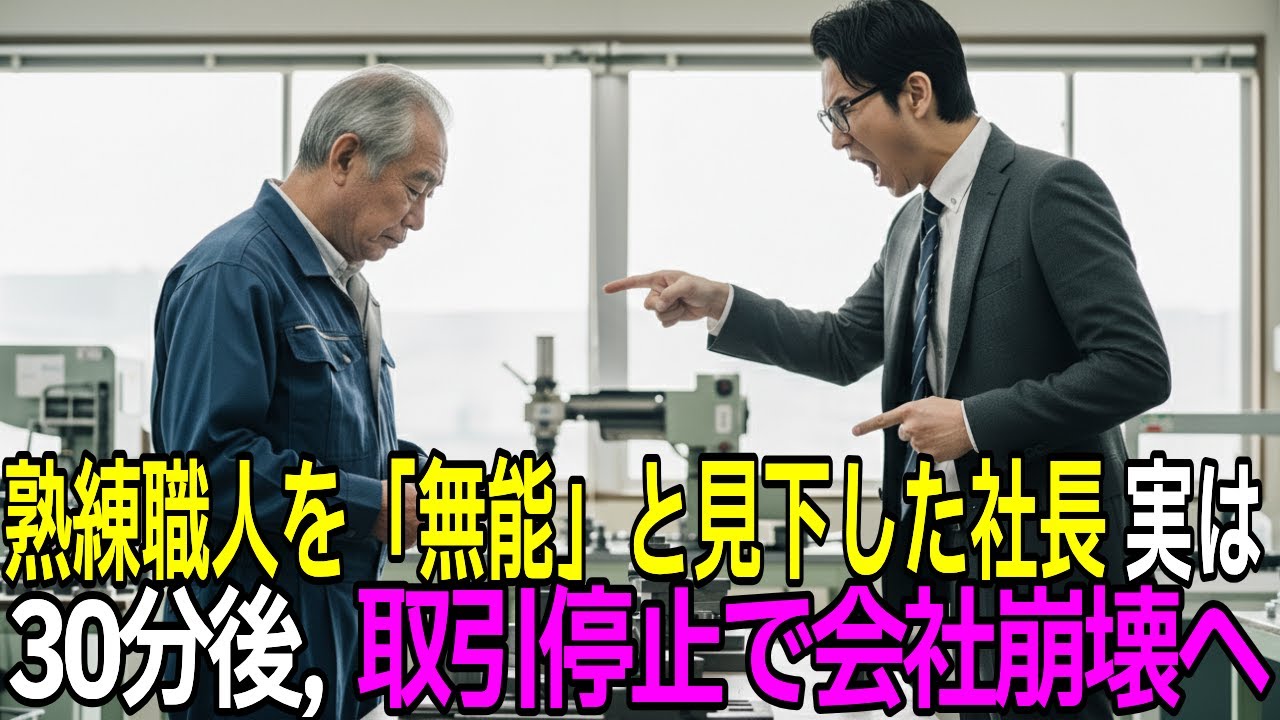 エリート上司が30年勤務のベテラン社員を解雇した結果、会社が崩壊寸前に追い込まれた理由