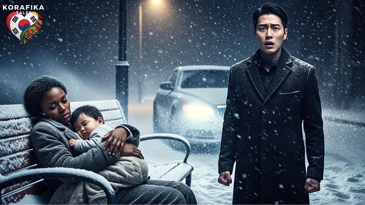 During a storm, the Korean mafia boss came across his ex sleeping on a bench, holding a baby