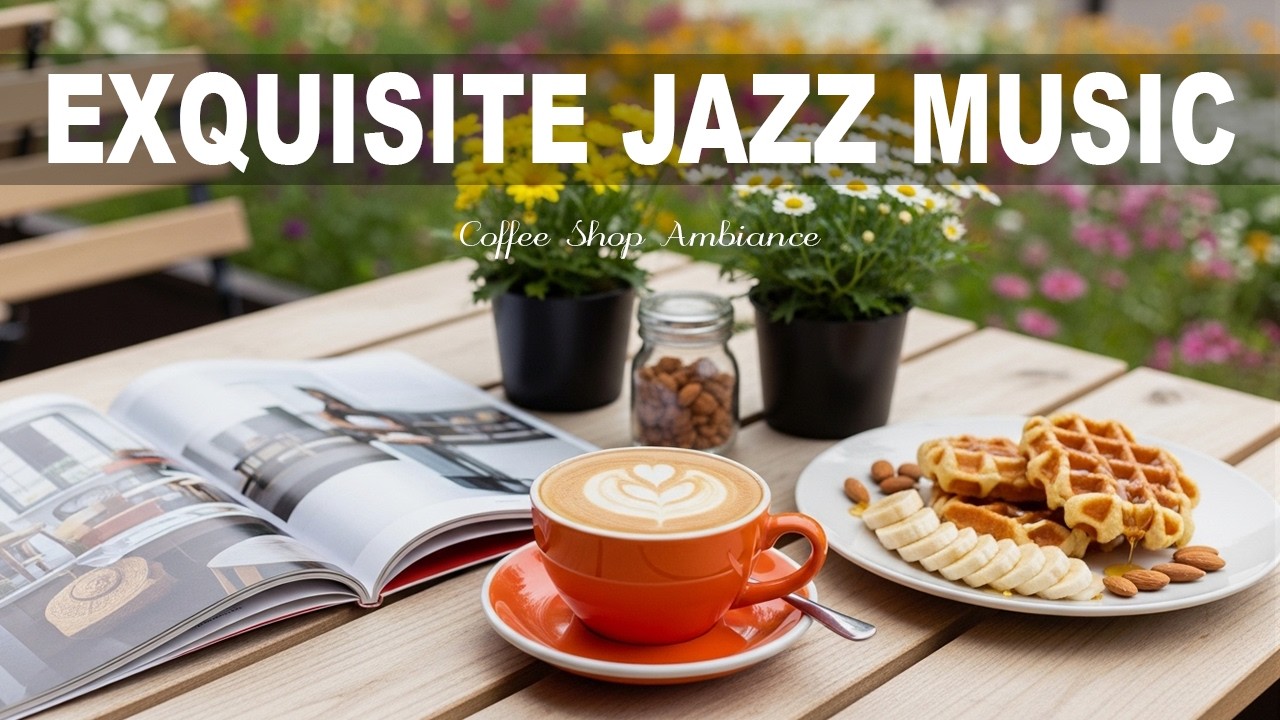 Exquisite Jazz Music 🎶 Coffee Shop Ambiance & Happy Bossa Nova instrumental for Enjoy your day