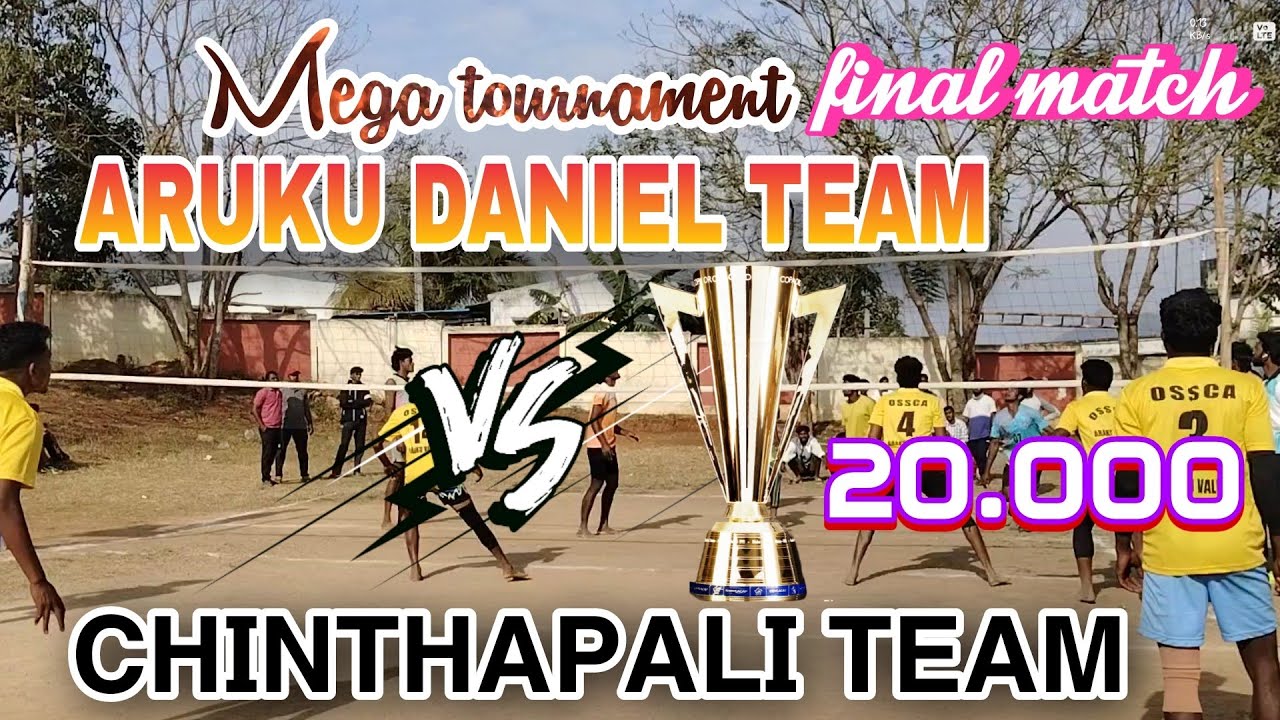 vanvasi Mega tournament volleyball final match paderu ground 