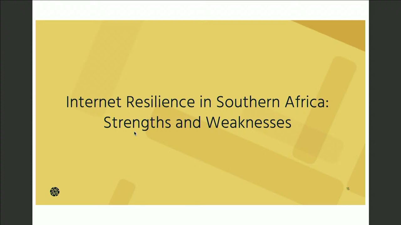 Internet Resilience in South Africa by Amreesh Phokeer
