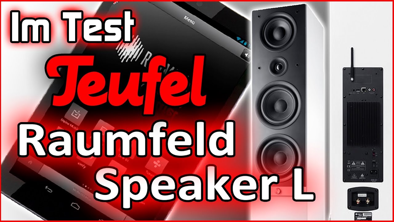 Teufel Raumfeld Speaker L im Test - High End WLAN/WIFI/Streaming Aktiv Lautsprecher Musiksystem