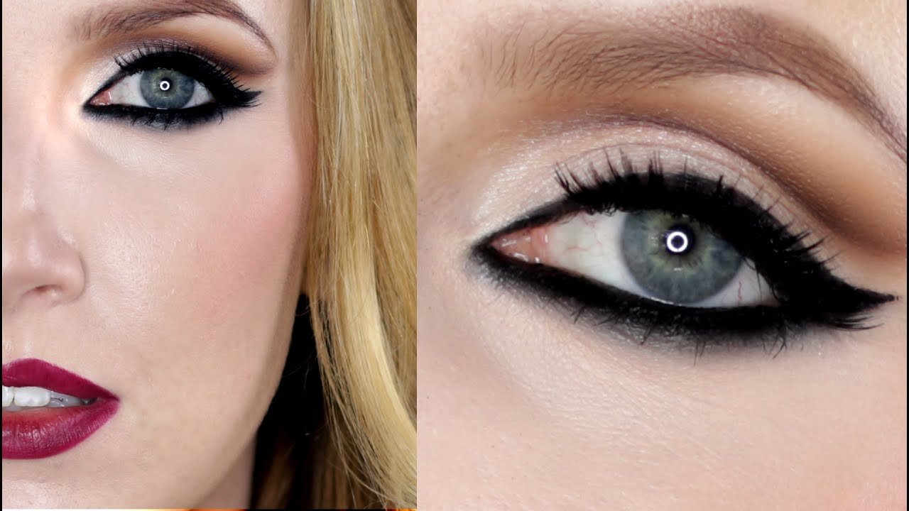 Vampy Lips, Cat Liner & Soft Cut Crease - Rihanna Inspired Makeup Tutorial