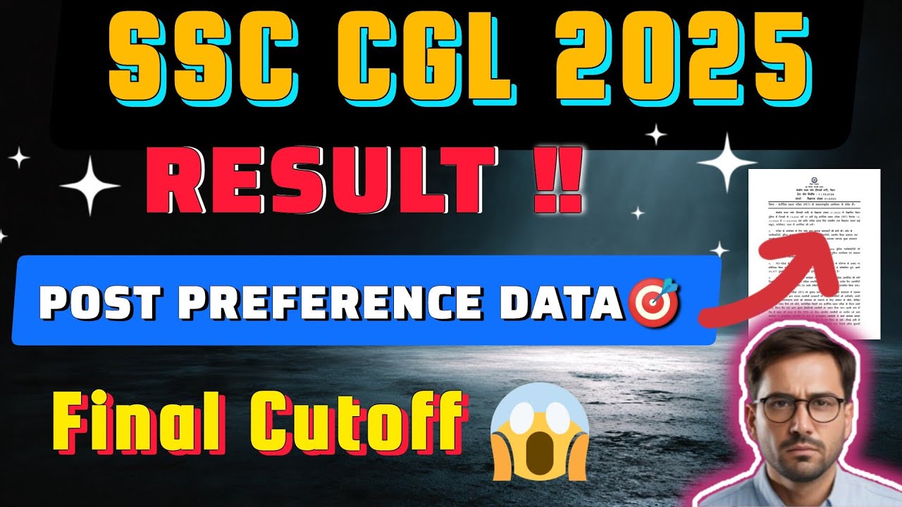 SSC CGL MAINS 🔴 RESULT DATE 🎯 POSTWISE FINAL CUTOFF 🎯 SSC CGL 2025 MAINS CUT OFF ANALYSIS