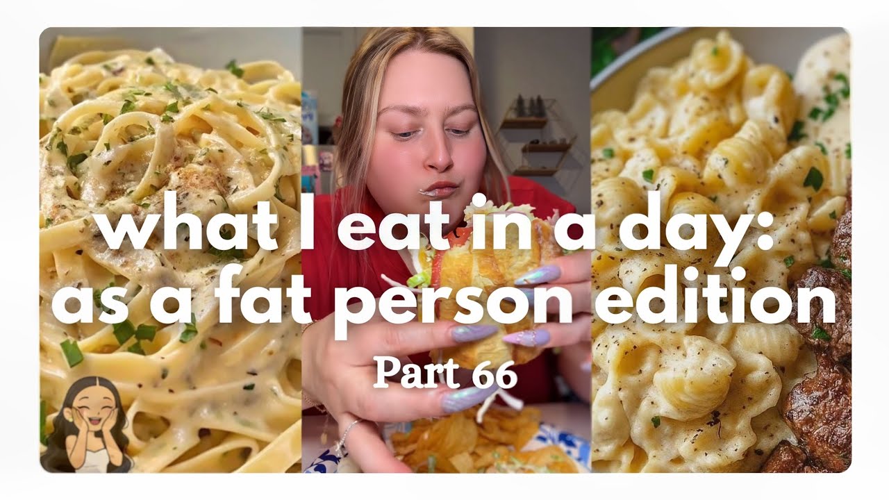 🍟 what I eat in a day as a FAT person part 66 tiktoks compilation 🍟