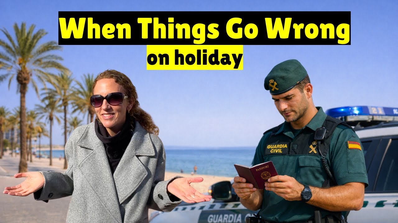 RISK THE CRIME or RISK THE FINE on holiday in Spain