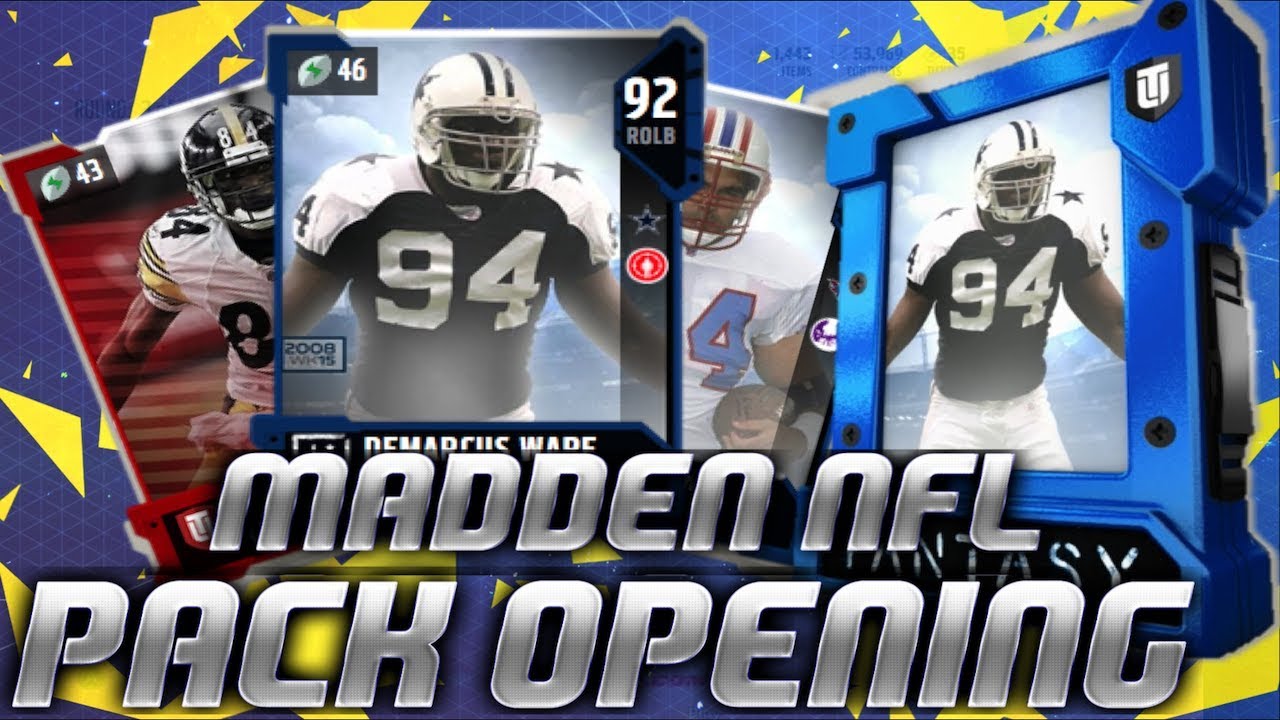 EPIC LEGEND PULLS - BRUCE MATTHEWS & DEMARCUS WARE -LEGEND PACK OPENING - MADDEN 18 MUT