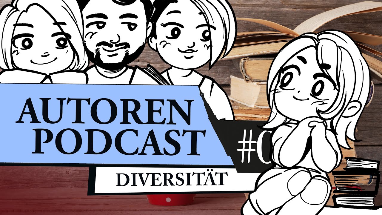 DIVERSITÄT IN BÜCHERN 📚 Autoren Podcast | #7 Mit Elea, Liza &  Michael | #Schreibgeheimnis