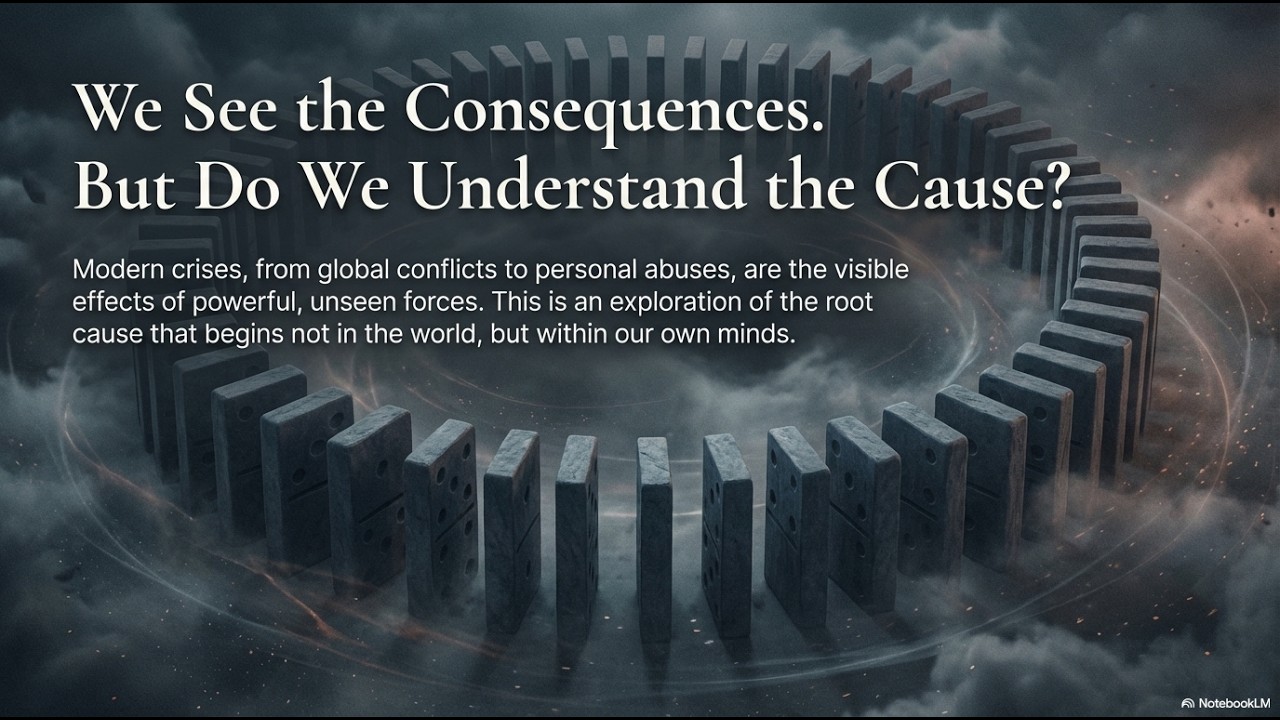 Power of thoughts as contributor to crises
