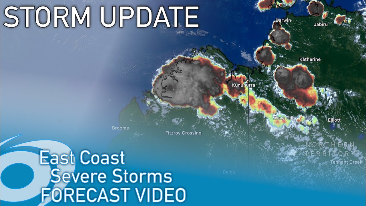 Dangerous Severe Thunderstorms Forecast to Lash Brisbane and the Gold Coast Tonight & Tomorrow Night