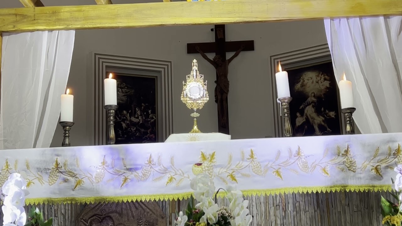 Jubileu da Eucaristia .Terço cantado com adoração no 15/11/2025.