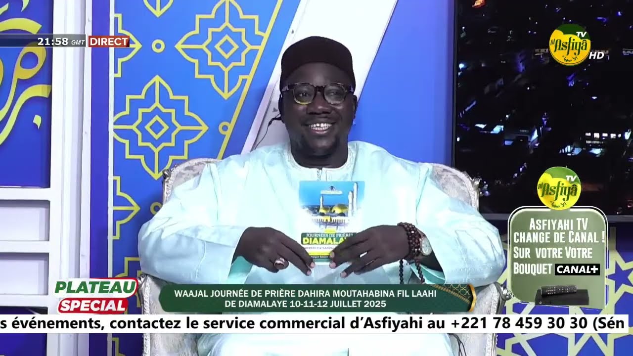 🚨DIRECT - PLATEAU SPECIAL WAAJAL JOURNEE DE PRIERE DAHIRA MOUTAHABINA FIL LAAHI DE DIAMALAYE