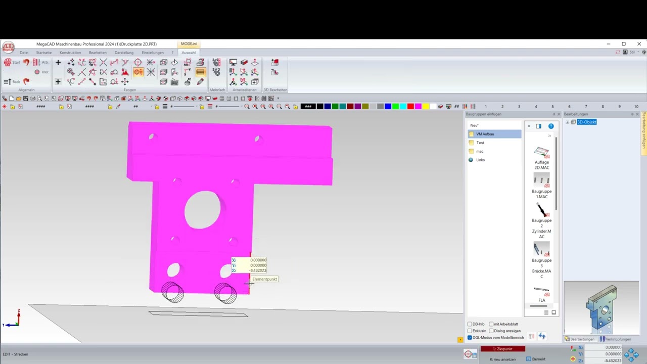 2D Zeichnung in 3D Volumenmodell umwandeln | Einfache Anleitung mit MegaCAD 3D